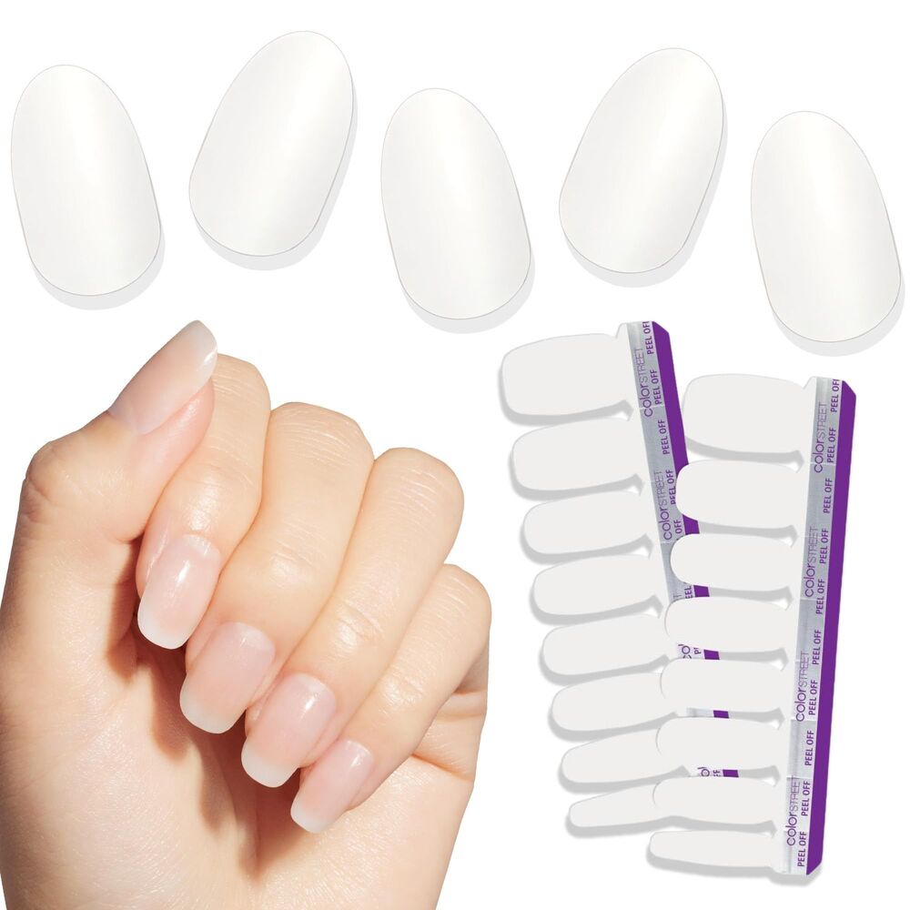 Clear As Day - Color Street Nails - Full Set - NEW